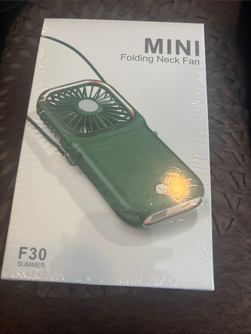 F30 Mini Folding Neck Fan - Green